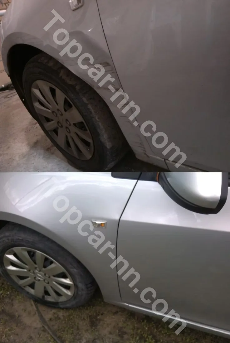 Fender and wheel arch detail